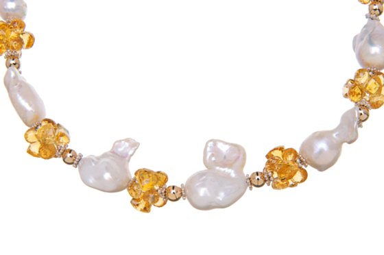 baroque pearls necklace